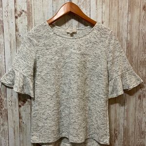 NWT Loft Bell Sleeve Shirt XS